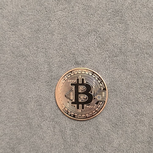 Metal Bitcoin Coin new, high quality