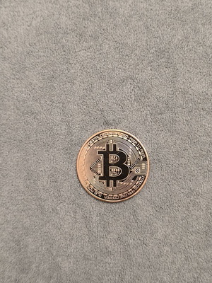 Metal Bitcoin Coin new, high quality