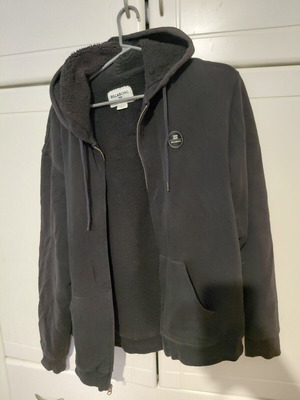 Billabong jacket with fur lining used, black, size L