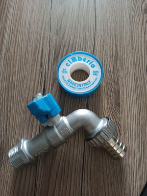 CIM antifrost faucet 3/4" new with filter and fitting