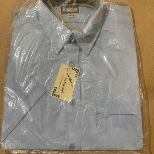 Men's short-sleeve shirt size 39-40 new multicolor