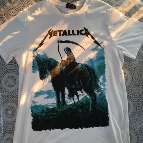 Metallica T-shirt medium, white