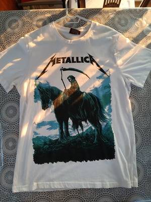 Metallica T-shirt medium, white