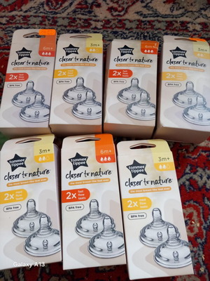 Baby Bottle Teats 0-6 Months new, made in England