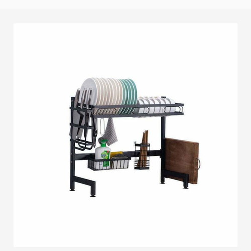Metal two-tier dish rack new in box