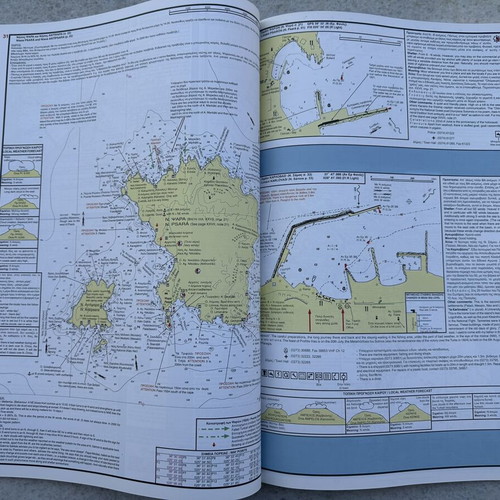 Ellas Thalassinos Odigos sea guide like new, Greek and English