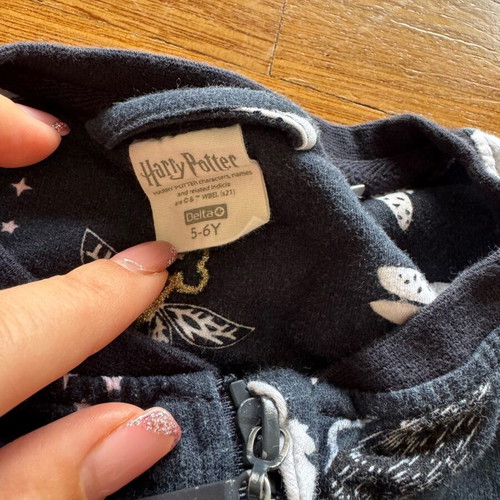 Harry Potter pajamas like new, size 5, blue