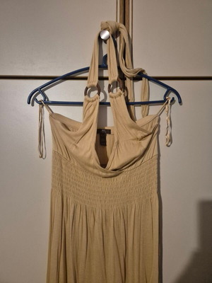 Long dress like new, beige, size M