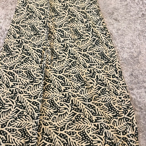 Midi ethnic dress XS black with beige, like new