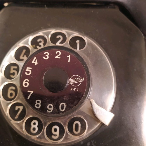 Bakelite telephone used, Nordfern, Germany vintage