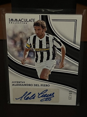 Panini Immaculate Alessandro Del Piero Auto /25 new