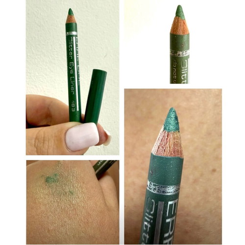 Erre Due Glitter Eye Liner Pencil green shimmer like new