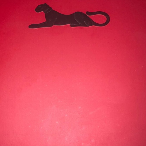 Cartier set with catalogs and letter in case, like new