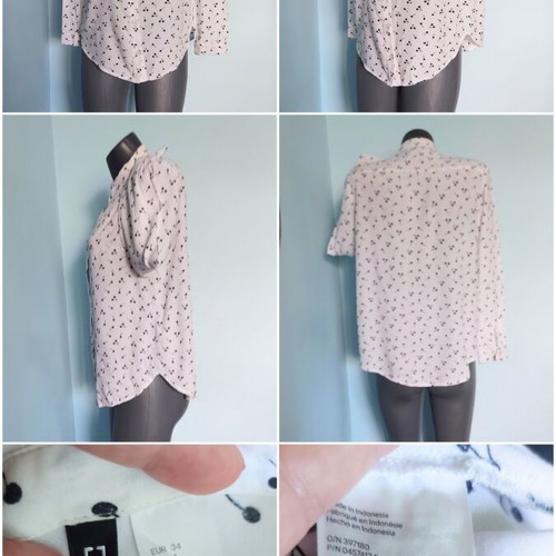 Divided by H&M women's shirt tunic like new, viscose