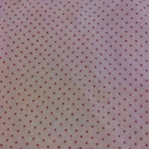 Small BSB No38 ημιδιάφανη πουά μπλούζα dusty pink-καφέ μεταχειρισμένη με κορδέλα