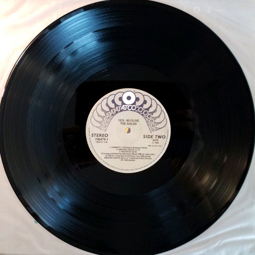 Yes 9012Live The Solos vinyl used, rock