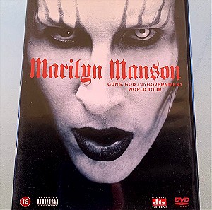Marilyn Manson guns, god and government world tour αυθεντικό dvd