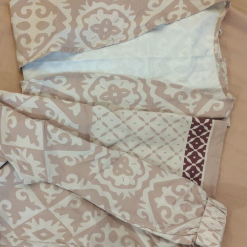 Summer set Large beige like new with pants and long shirt