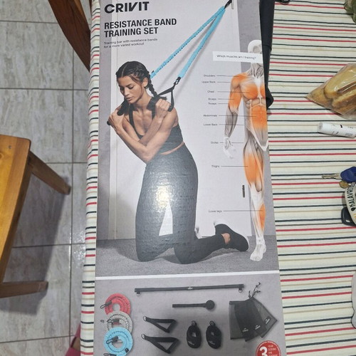 Resistance band training set CRIVIT like new