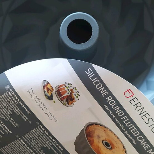 Silicone cake mold unused