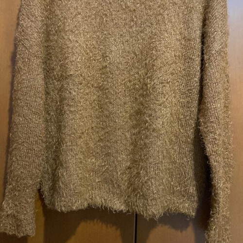 Pink Woman women's sweater like new, brown gold color