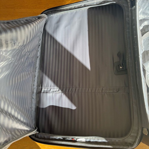 Delsey Black Medium Suitcase used with wheels