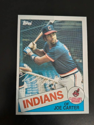 1985 Topps Joe Carter Baseball Card like new