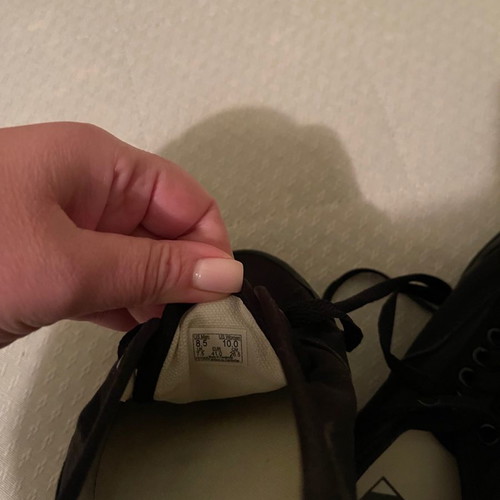 Vans shoes used, size 41, black, good condition