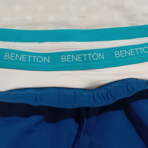 Benetton boys' swim shorts with cotton inner briefs size 11-12 like new