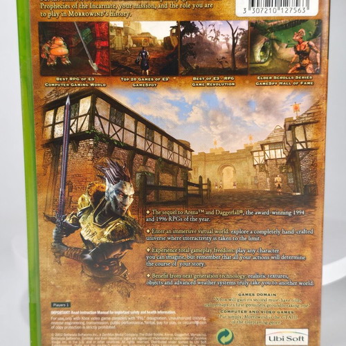 The Elder Scrolls III Morrowind Xbox μεταχειρισμένο, χωρίς manual