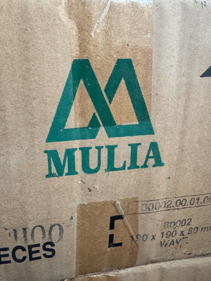 Υαλότουβλα Mulia glass block wave καινούργια