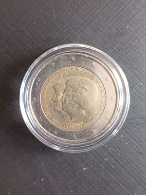 Netherlands 2013 Two Euro Coin used, Queen Beatrix Abdication Announcement