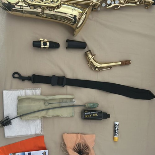 Alto saxophone Prestige like new with cleaning set and hard case
