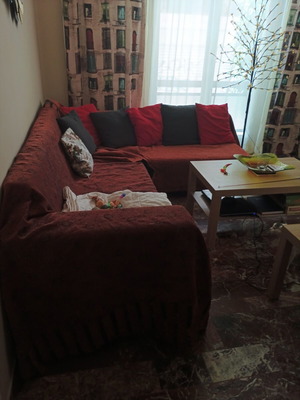 Corner sofa like new, dimensions 2.30x1.87x0.77 m