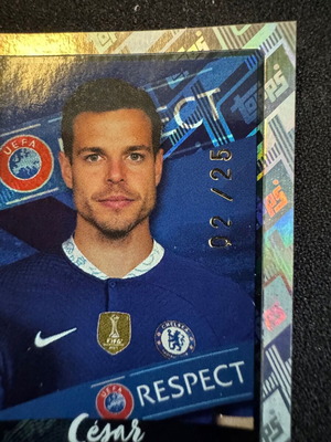 Topps Champions League 2022/23 Black Diamond Sticker numbered 02/25