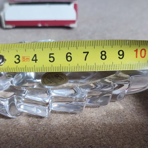 RCR crystal trinket dish leaf design new