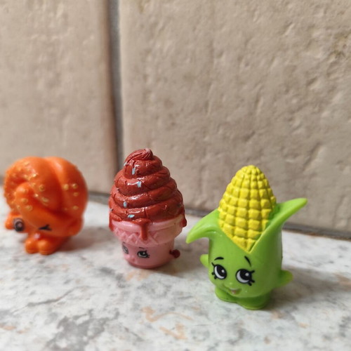 Φιγούρες Shopkins σετ 3 σαν καινούργιο