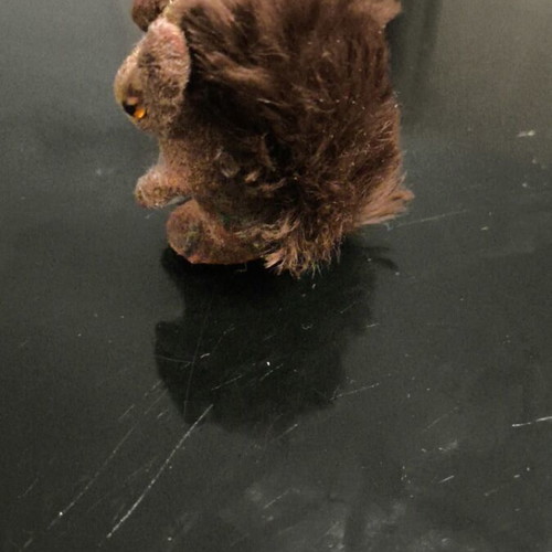 Vintage pins small velvet squirrel figures used
