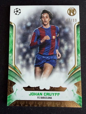 Topps Johan Cruyff Reverence συλλεκτική κάρτα FC Barcelona