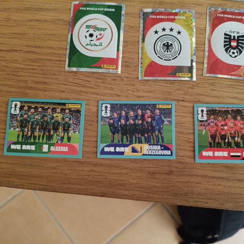 Panini World Cup 2026 Special Stickers like new, set of 17