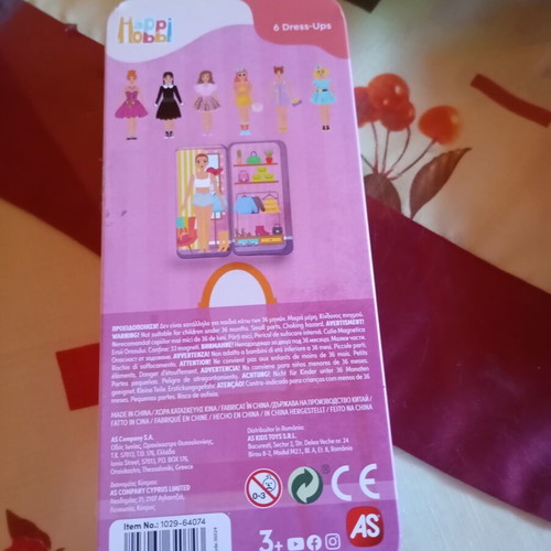 AS Fashion Girl Magnetic Toy like new, for ages 3+