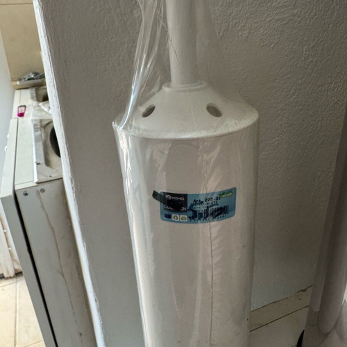 White toilet brush new in original packaging