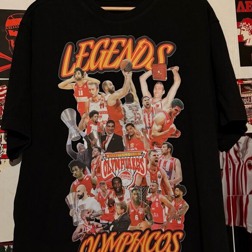 Μπλούζα Olympiakos Legends καινούργια, συλλεκτική