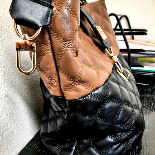 FRNC handmade bag like new, brown and black