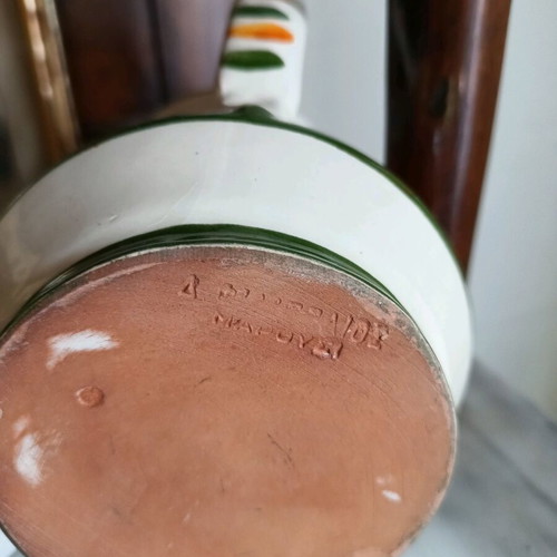 Large jug like new, slight chip on rim, height 20 cm