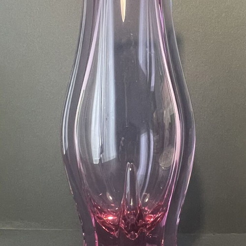 Vintage Alexandrite Vase by Miloslav Klinger ZBS 1960s used