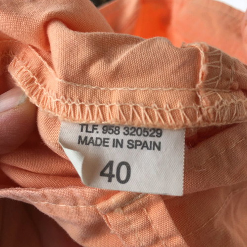 Cotton skirt summer orange size M/40 like new