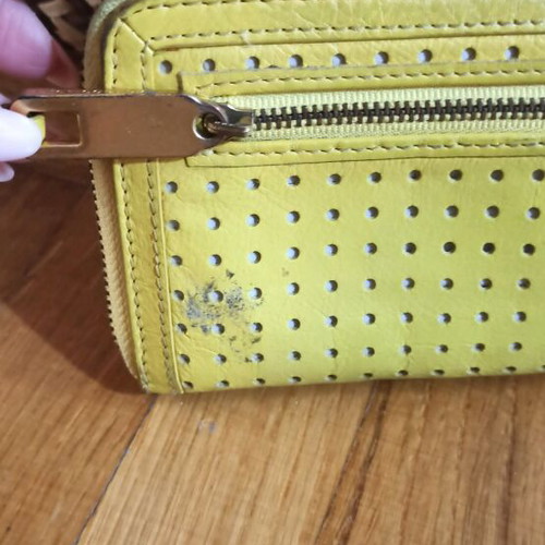 Juicy Couture wallet yellow used, summer style