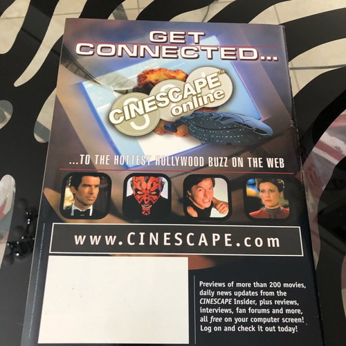 Cinescape Magazine 1999 X-Men Special Preview issue like new
