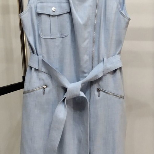 Calvin Klein dress new with tag, size US 8, blue trench style